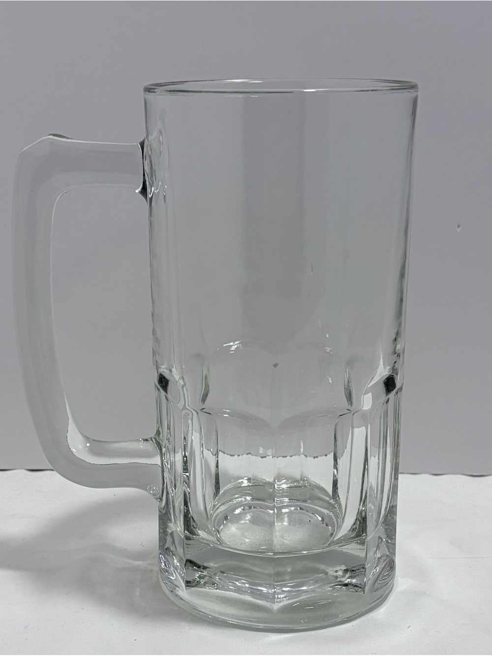Vintage Heavy Clear Glass Mug Beer
Stein Large 32 oz. 8" Barware